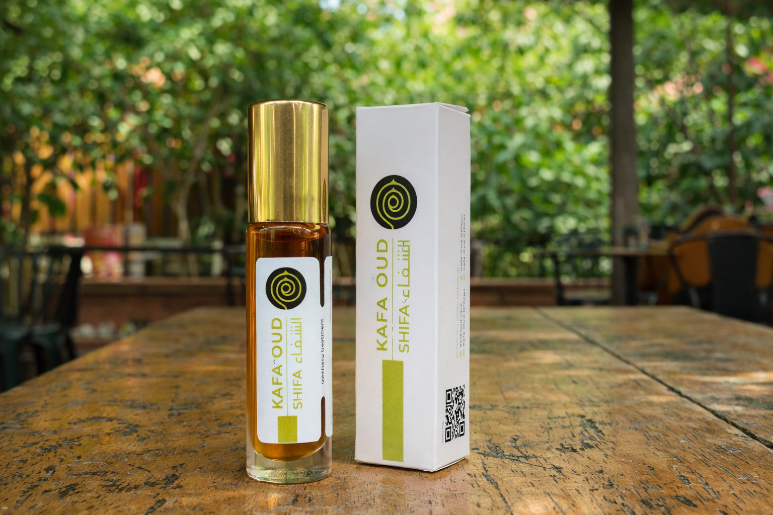 Produk botol dan box KAFA OUD SHIFA